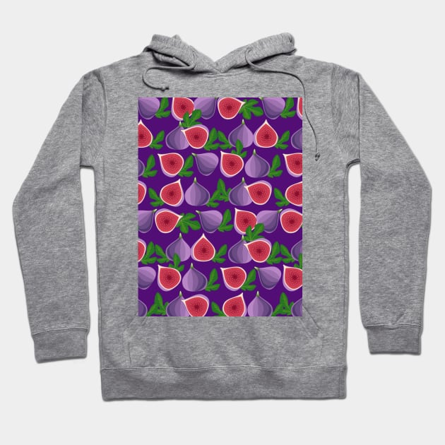 Figs Pattern Hoodie by Designoholic